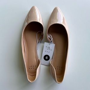 A New Day Mohana D'Orsay Blush Pink Pointed Toe Flats (Size 6) (NWT NIB)